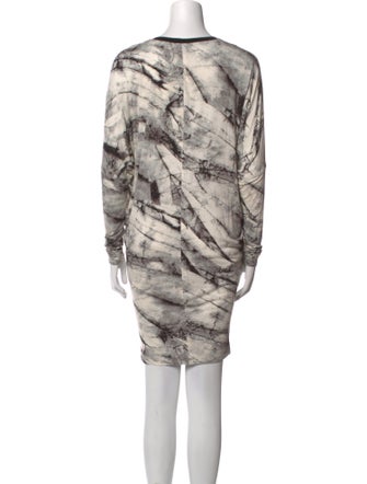 Helmut Lang Printed Mini Dress