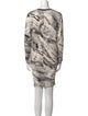 Helmut Lang Printed Mini Dress