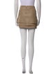 Helmut Lang Lamb Leather Mini Skirt
