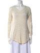 Helmut Lang Silk Scoop Neck Sweater