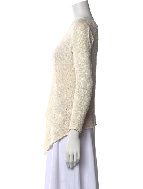 Helmut Lang Silk Scoop Neck Sweater