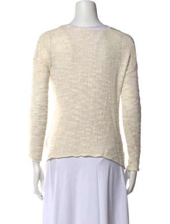 Helmut Lang Silk Scoop Neck Sweater