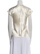 Helmut Lang Silk Crew Neck Blouse