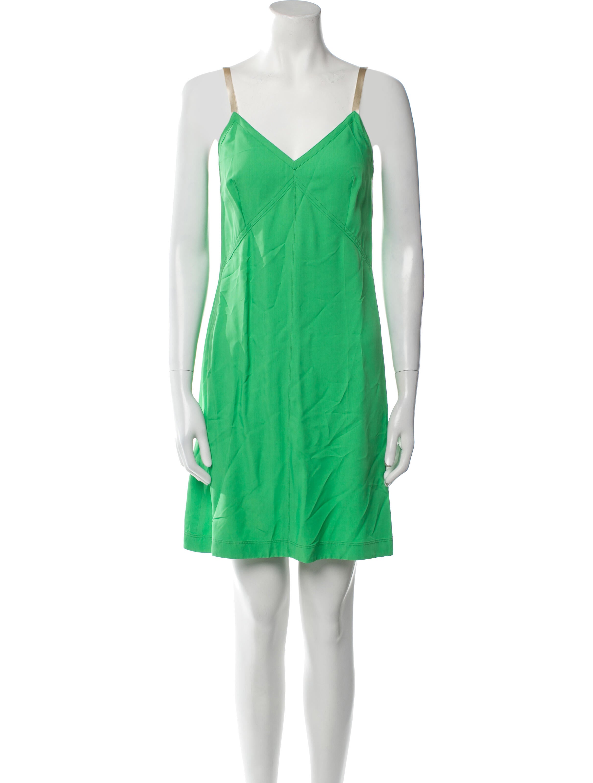 Helmut Lang V-Neck Mini Dress