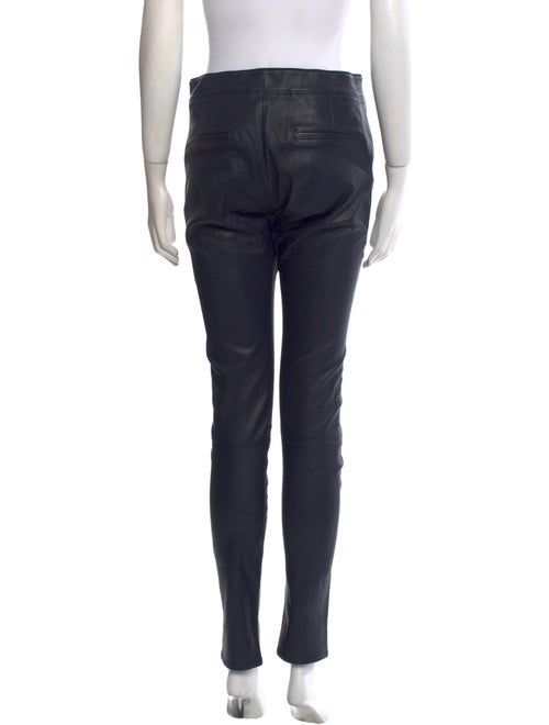 Helmut Lang Leather Skinny Leg Pants