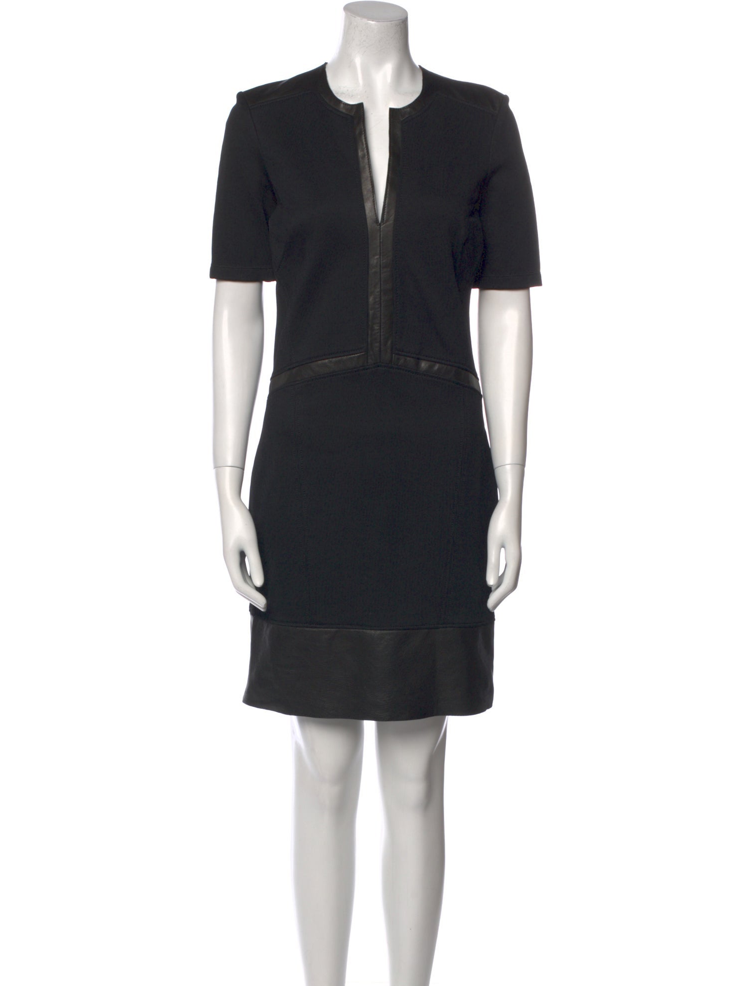 Helmut Lang V-Neck Mini Dress