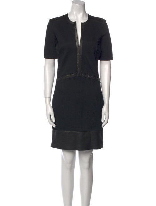 Helmut Lang V-Neck Mini Dress