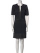 Helmut Lang V-Neck Mini Dress