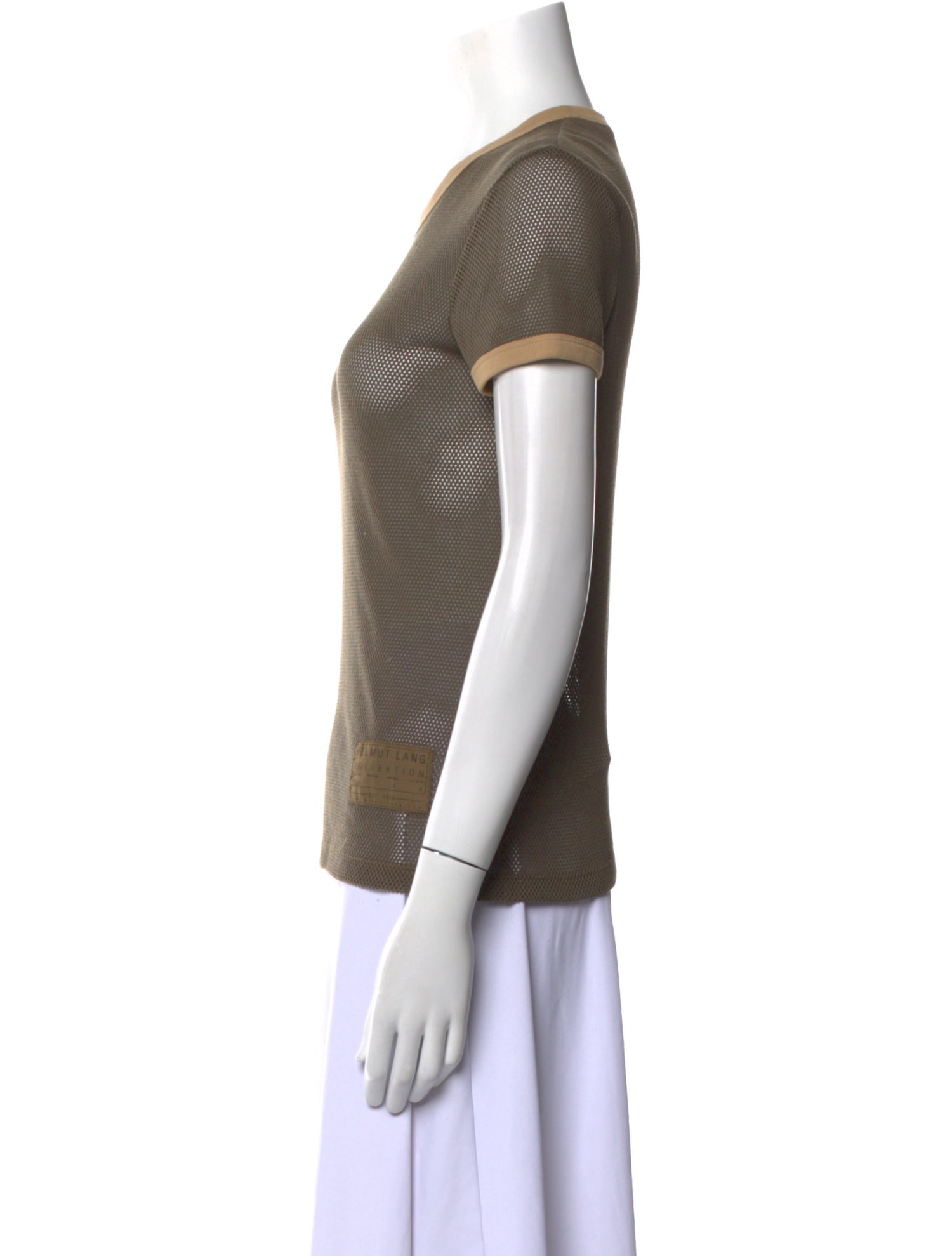 Helmut Lang Crew Neck Short Sleeve T-Shirt