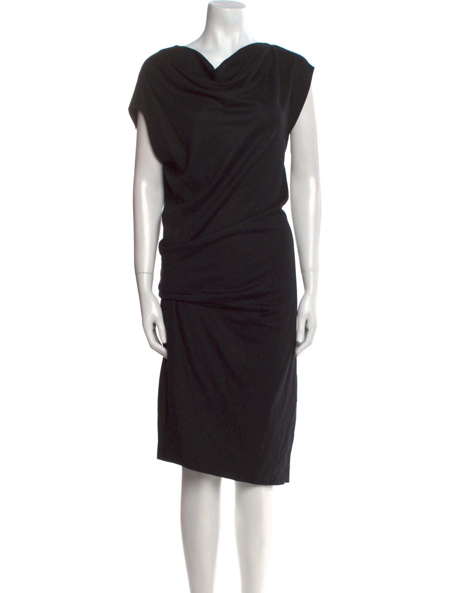 Helmut Lang Wool Midi Length Dress