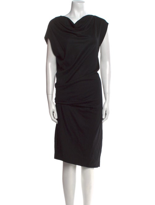 Helmut Lang Wool Midi Length Dress