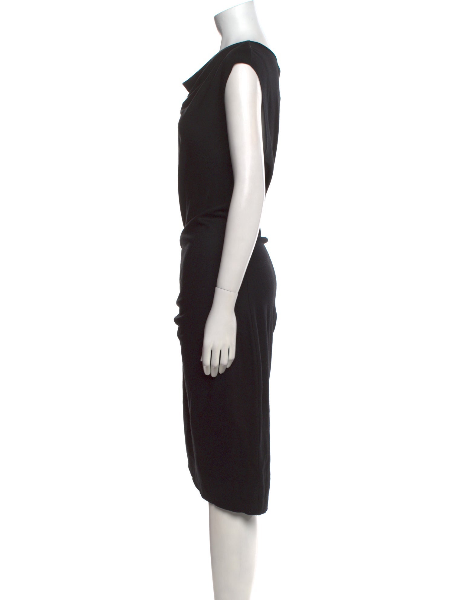 Helmut Lang Wool Midi Length Dress