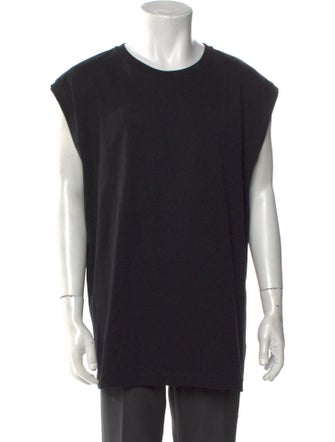 Helmut Lang Crew Neck Sleeveless T-Shirt