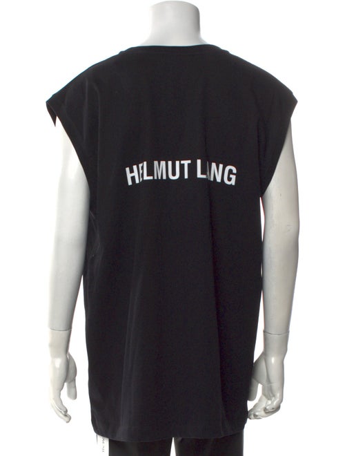 Helmut Lang Crew Neck Sleeveless T-Shirt