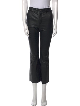 Helmut Lang Leather Skinny Leg Pants