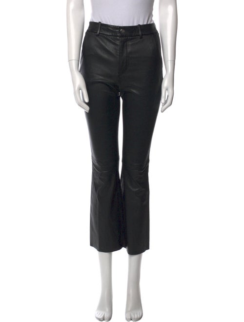 Helmut Lang Leather Skinny Leg Pants