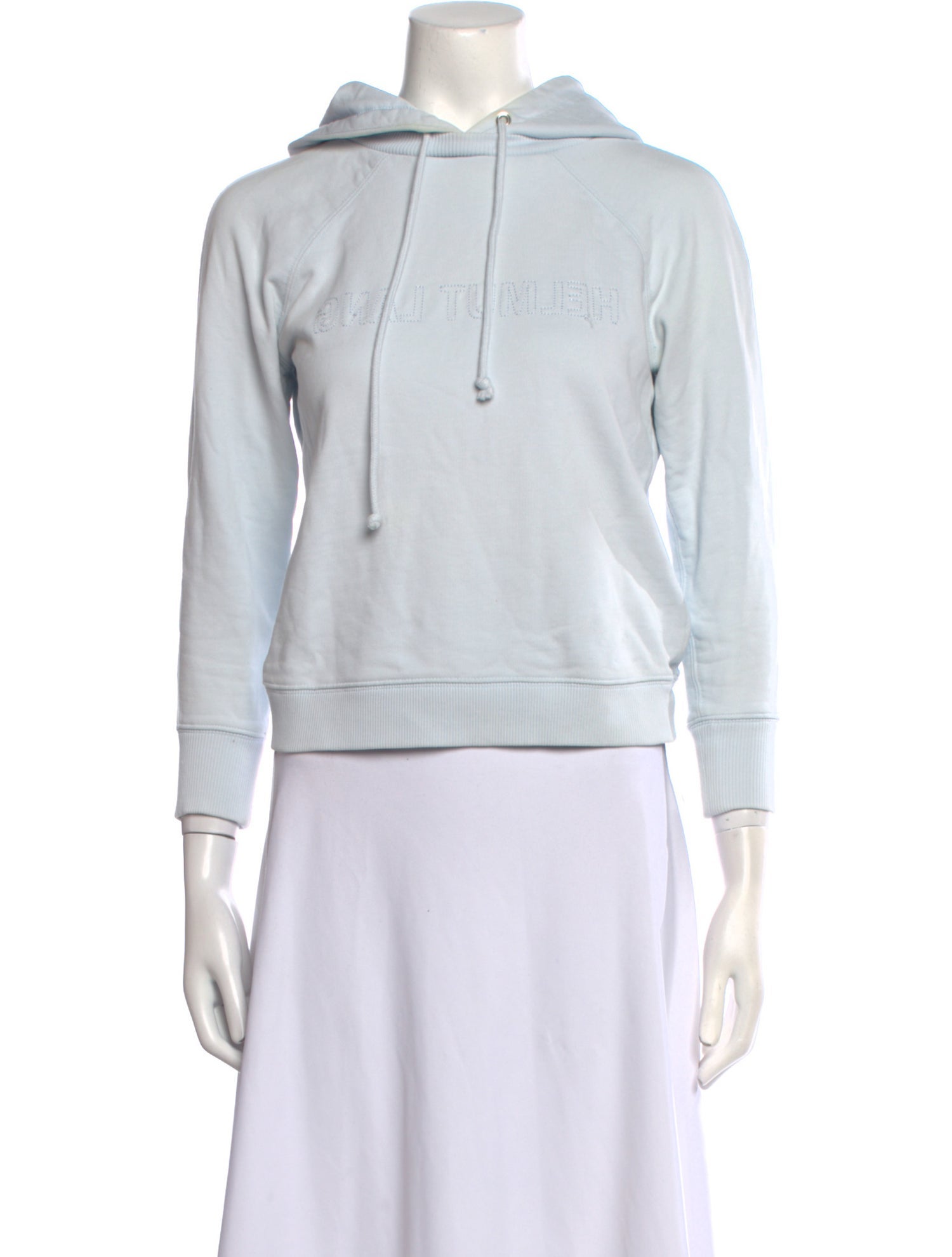 Helmut Lang Crew Neck Three-Quarter Sleeve Sweatshirt