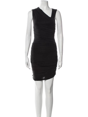 Helmut Lang V-Neck Mini Dress