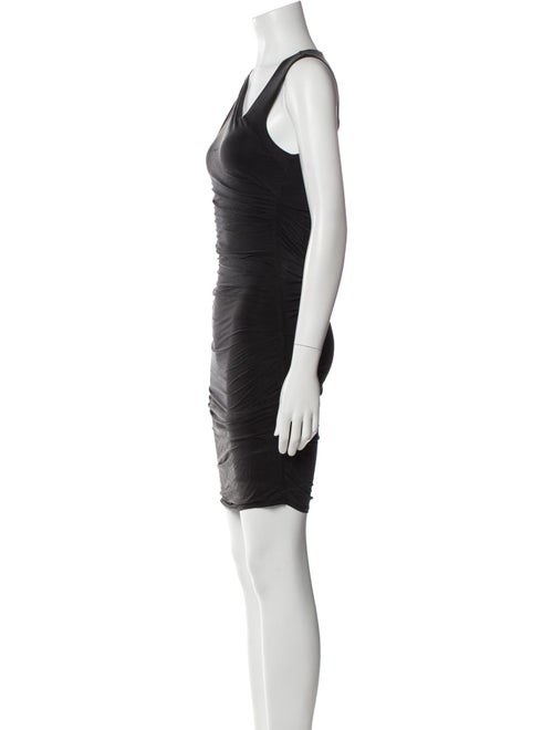 Helmut Lang V-Neck Mini Dress