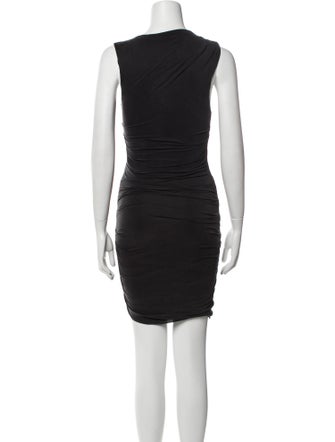 Helmut Lang V-Neck Mini Dress