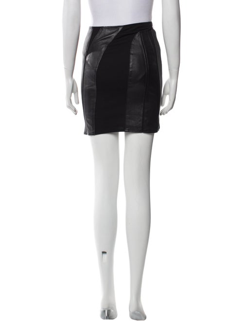 Helmut Lang Lamb Leather Mini Skirt