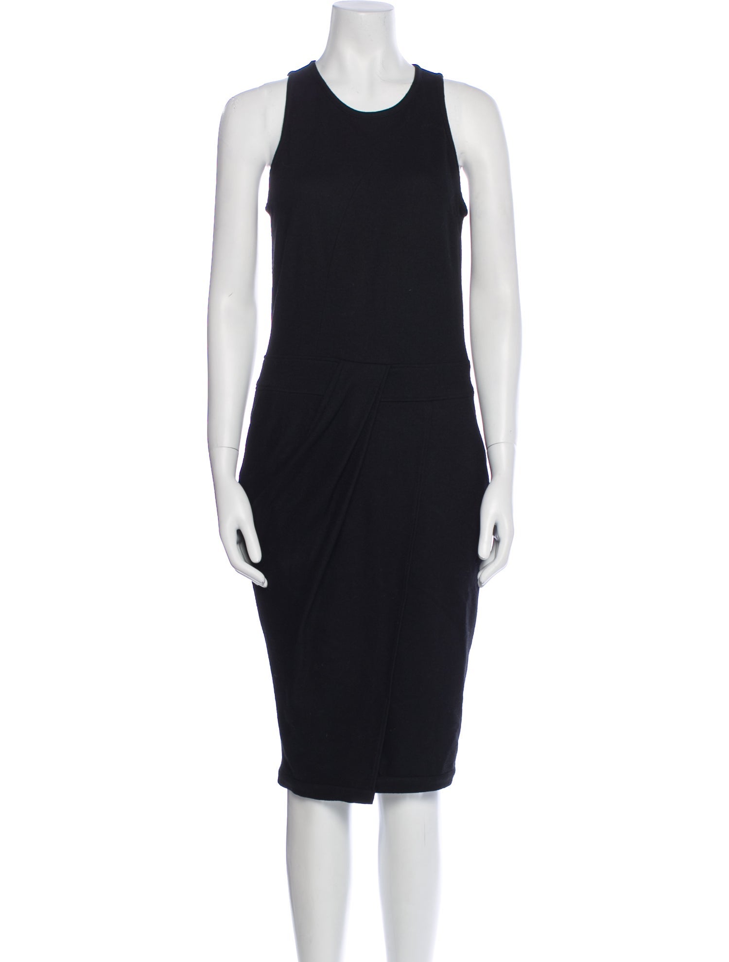Helmut Lang Crew Neck Knee-Length Dress