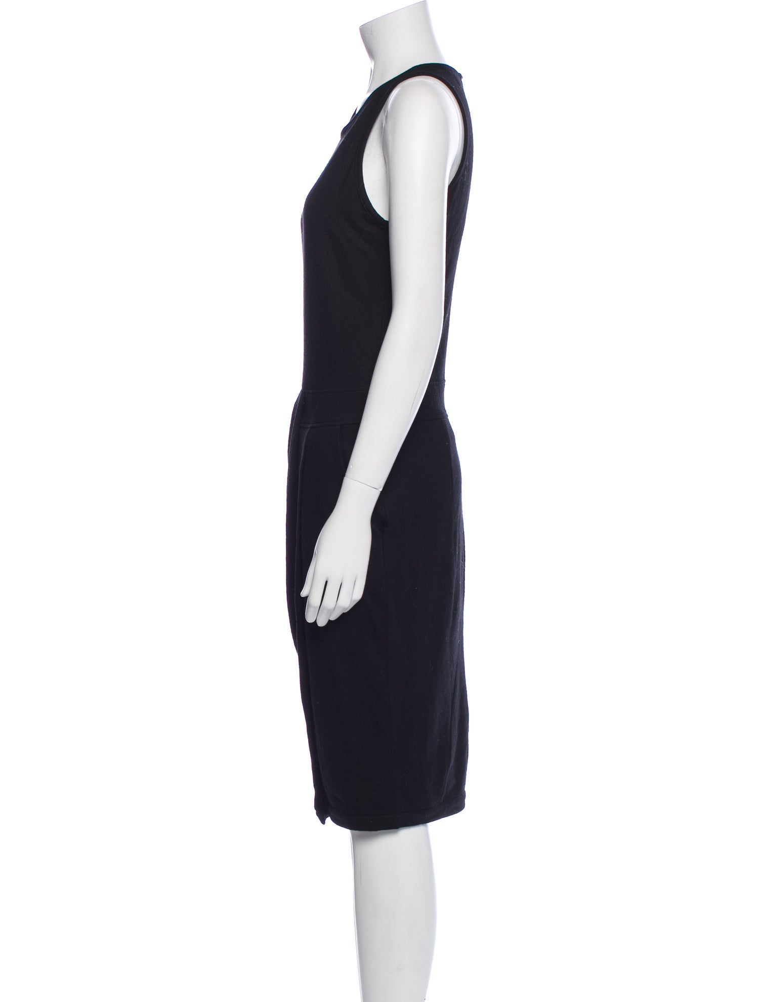 Helmut Lang Crew Neck Knee-Length Dress