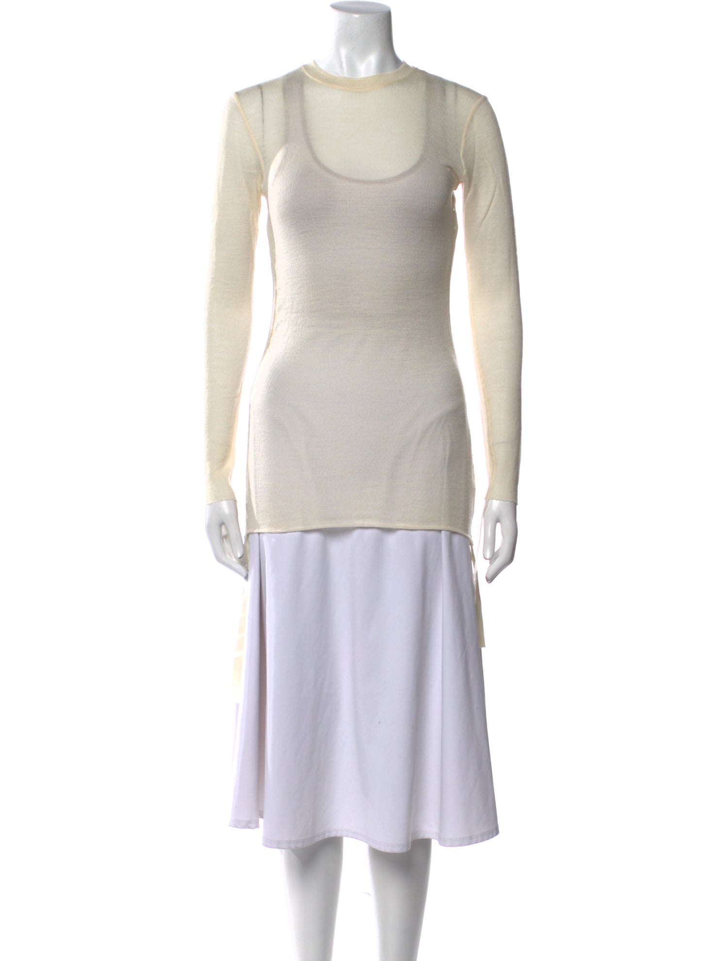 Helmut Lang Wool Crew Neck Sweater