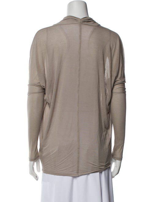 Helmut Lang Cowl Neck Long Sleeve Top