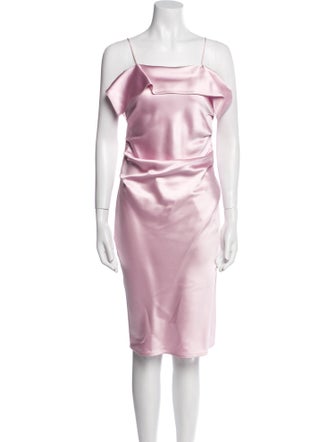 Helmut Lang Silk Midi Length Dress