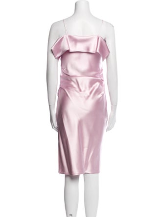 Helmut Lang Silk Midi Length Dress