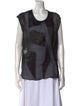 Helmut Lang Silk Printed Top