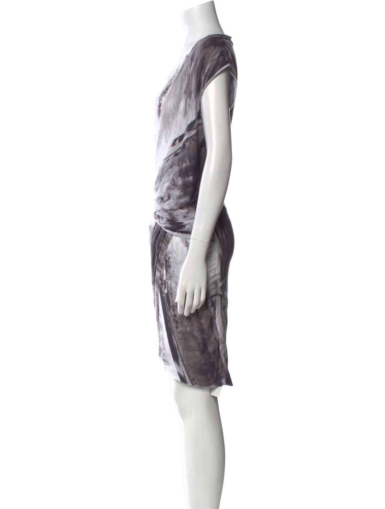 Helmut Lang Printed Mini Dress