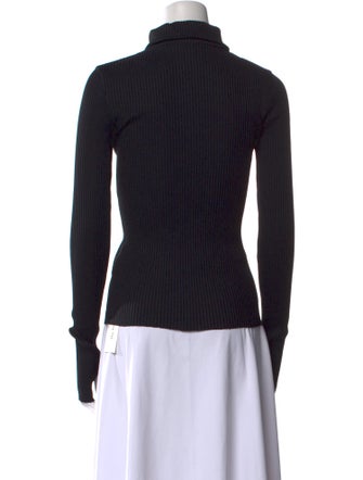 Helmut Lang Mock Neck Long Sleeve Top