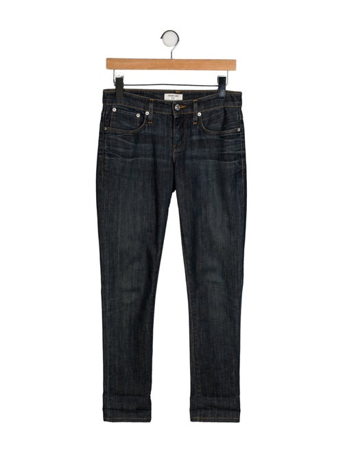 Helmut Lang Low-Rise Straight Leg Jeans