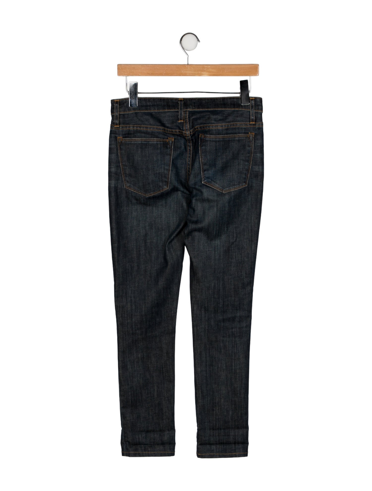Helmut Lang Low-Rise Straight Leg Jeans