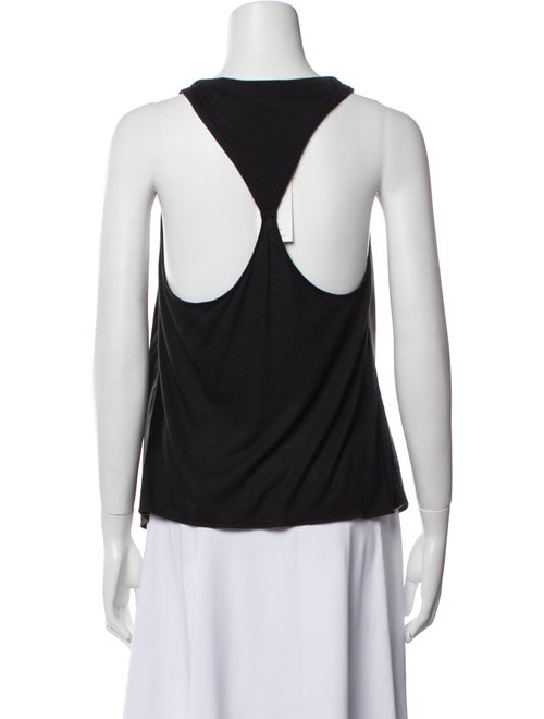 Helmut Lang Silk Scoop Neck Top