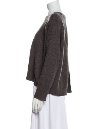 Helmut Lang Wool Scoop Neck Sweater