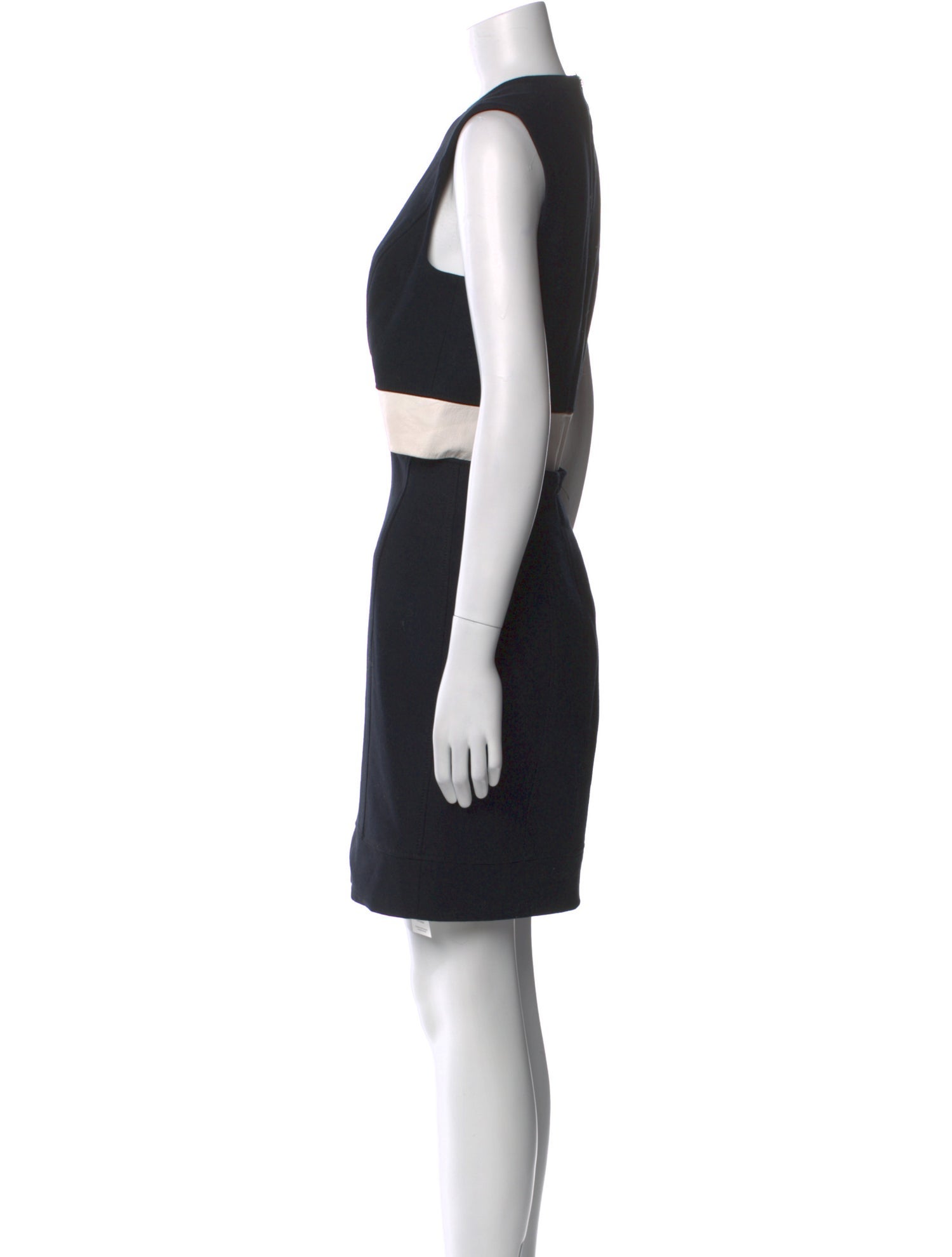 Helmut Lang Crew Neck Knee-Length Dress