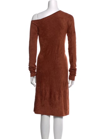 Helmut Lang One-Shoulder Knee-Length Dress