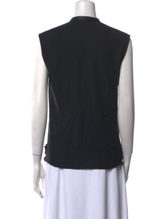 Helmut Lang V-Neck Sleeveless Blouse