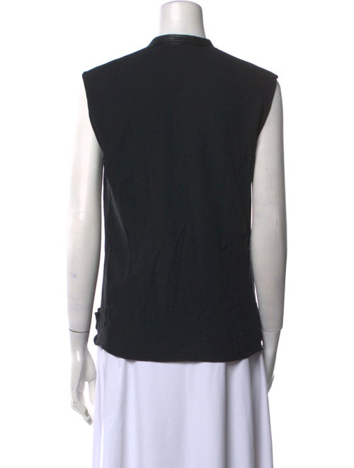 Helmut Lang V-Neck Sleeveless Blouse