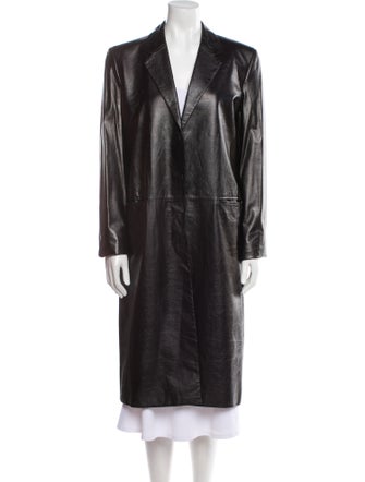 Helmut Lang Leather Coat