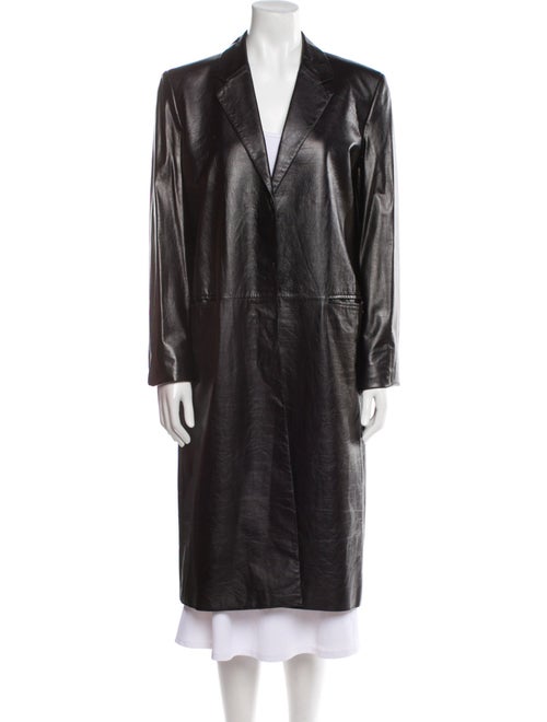 Helmut Lang Leather Coat