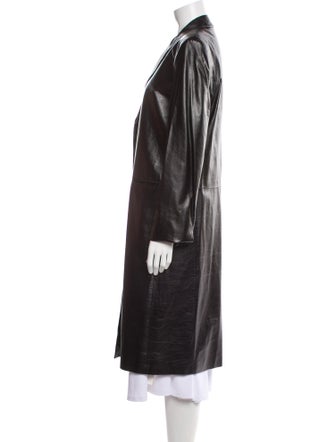 Helmut Lang Leather Coat