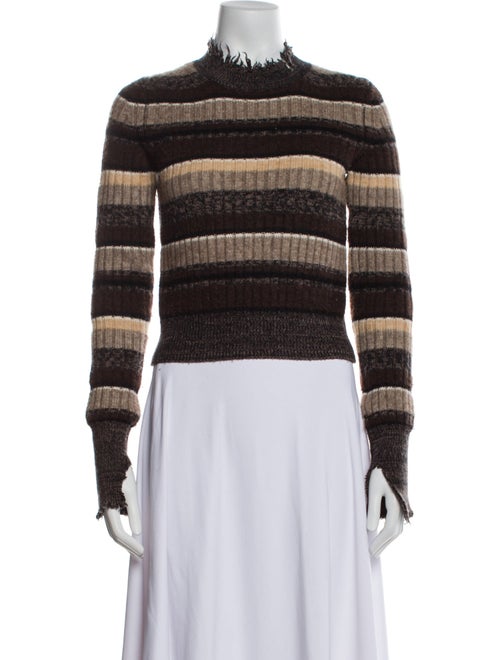 Helmut Lang Wool Striped Sweater