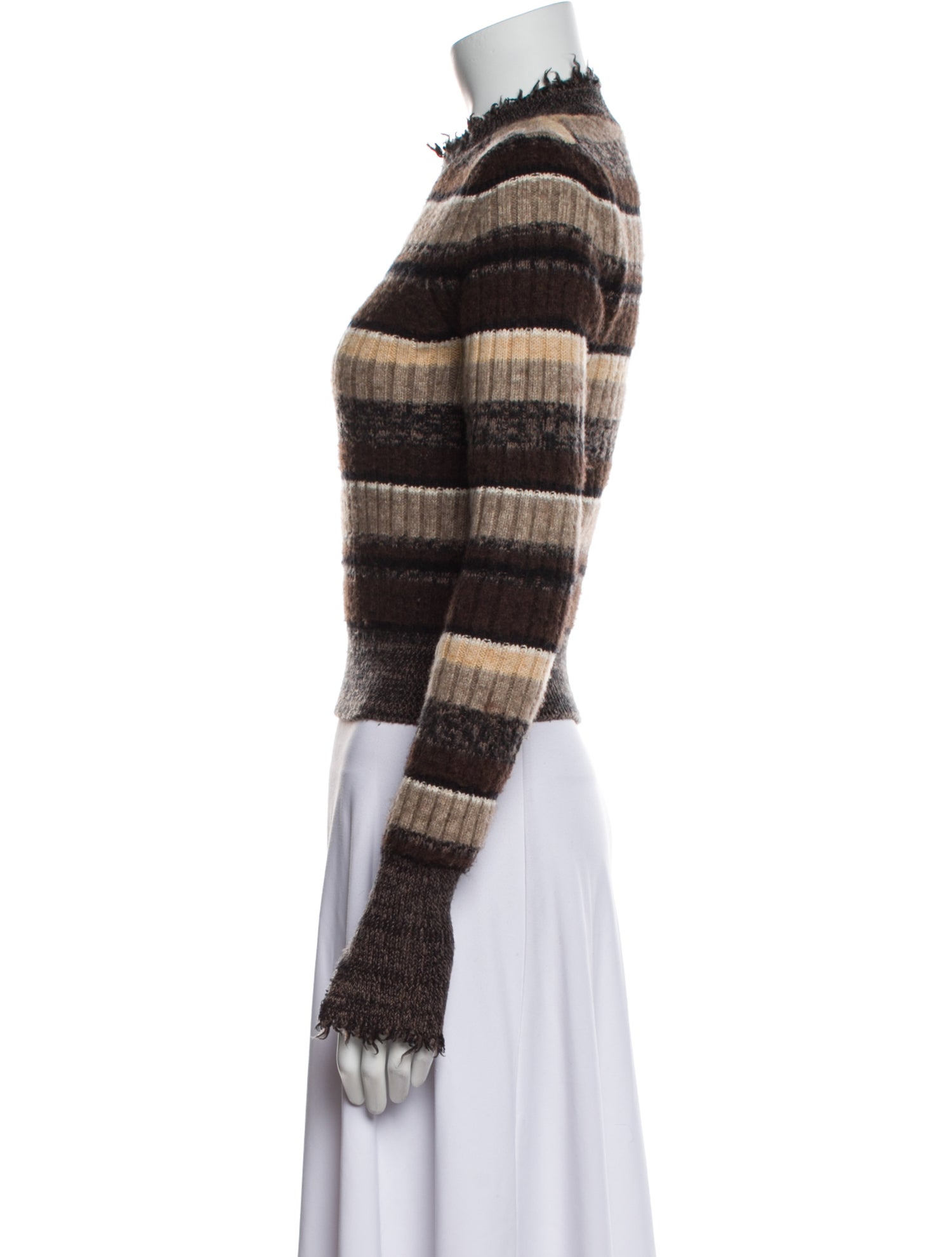 Helmut Lang Wool Striped Sweater