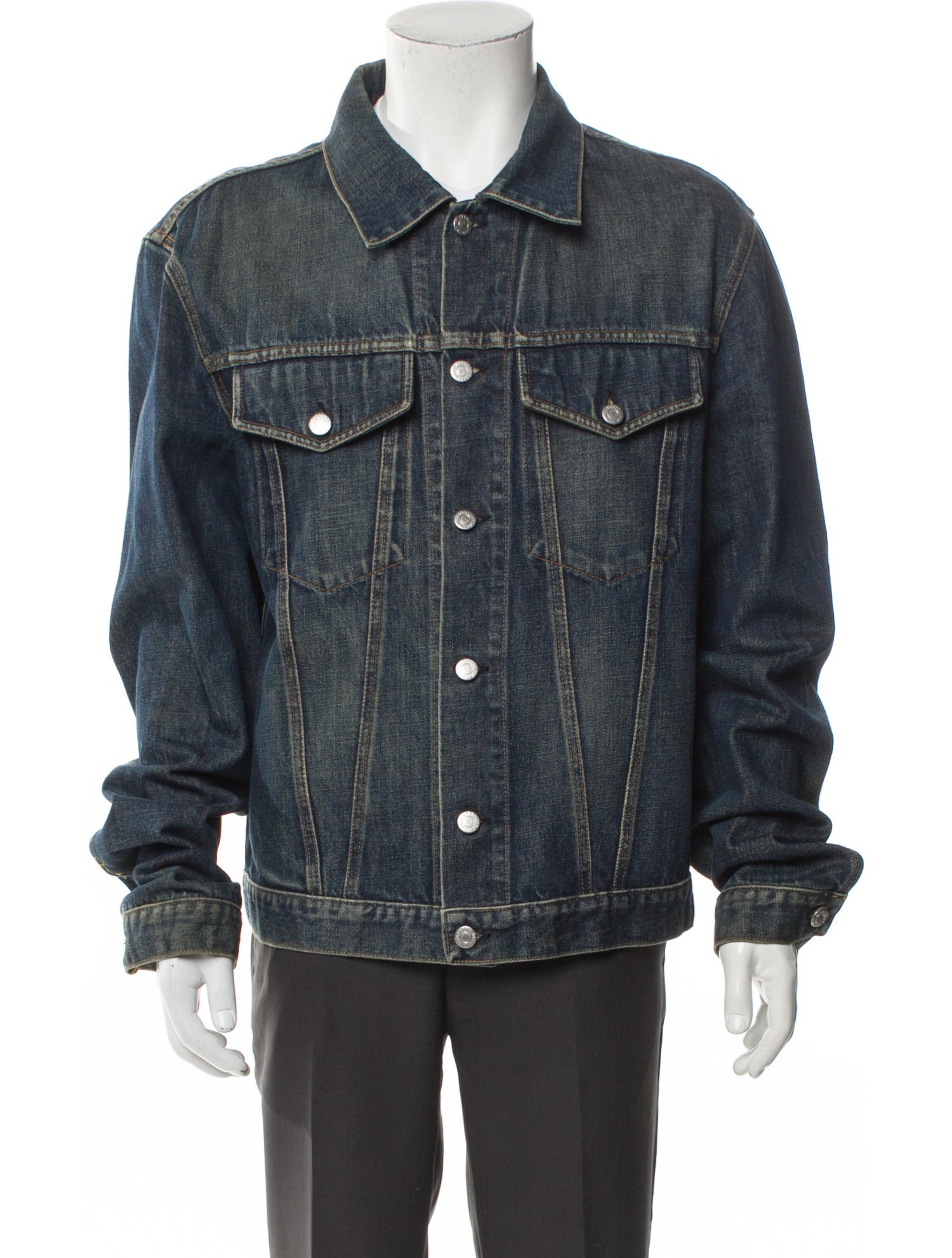 Helmut Lang Vintage Late 1990's - Early 2000's Trucker Jacket