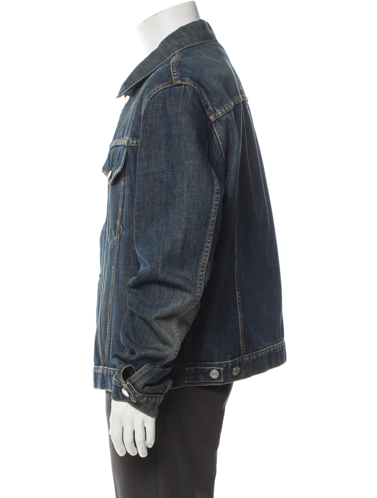 Helmut Lang Vintage Late 1990's - Early 2000's Trucker Jacket