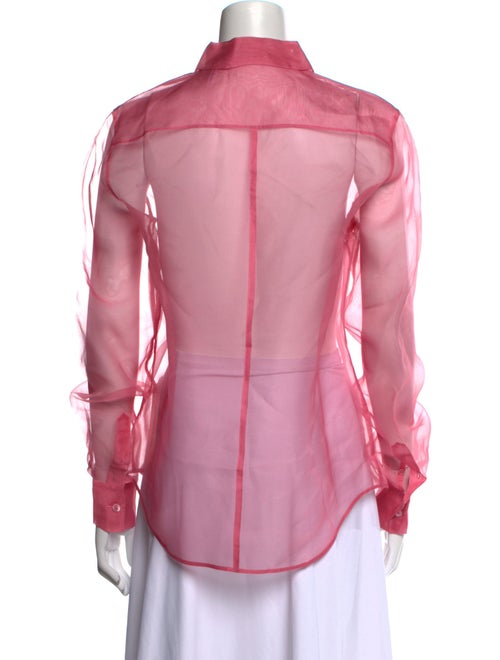 Helmut Lang Long Sleeve Button-Up Top